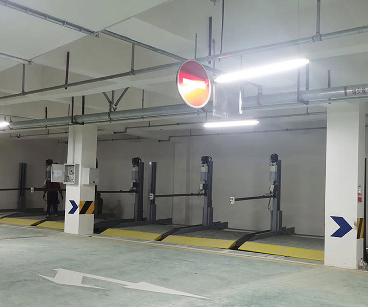 廣西三層升降橫移停車立體車庫回購