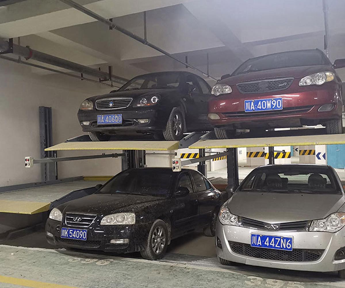 觀山湖上下升降機械車位改造