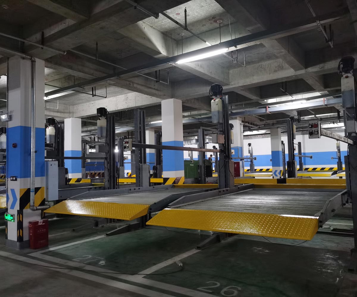 獨山地下室簡易式機械停車庫