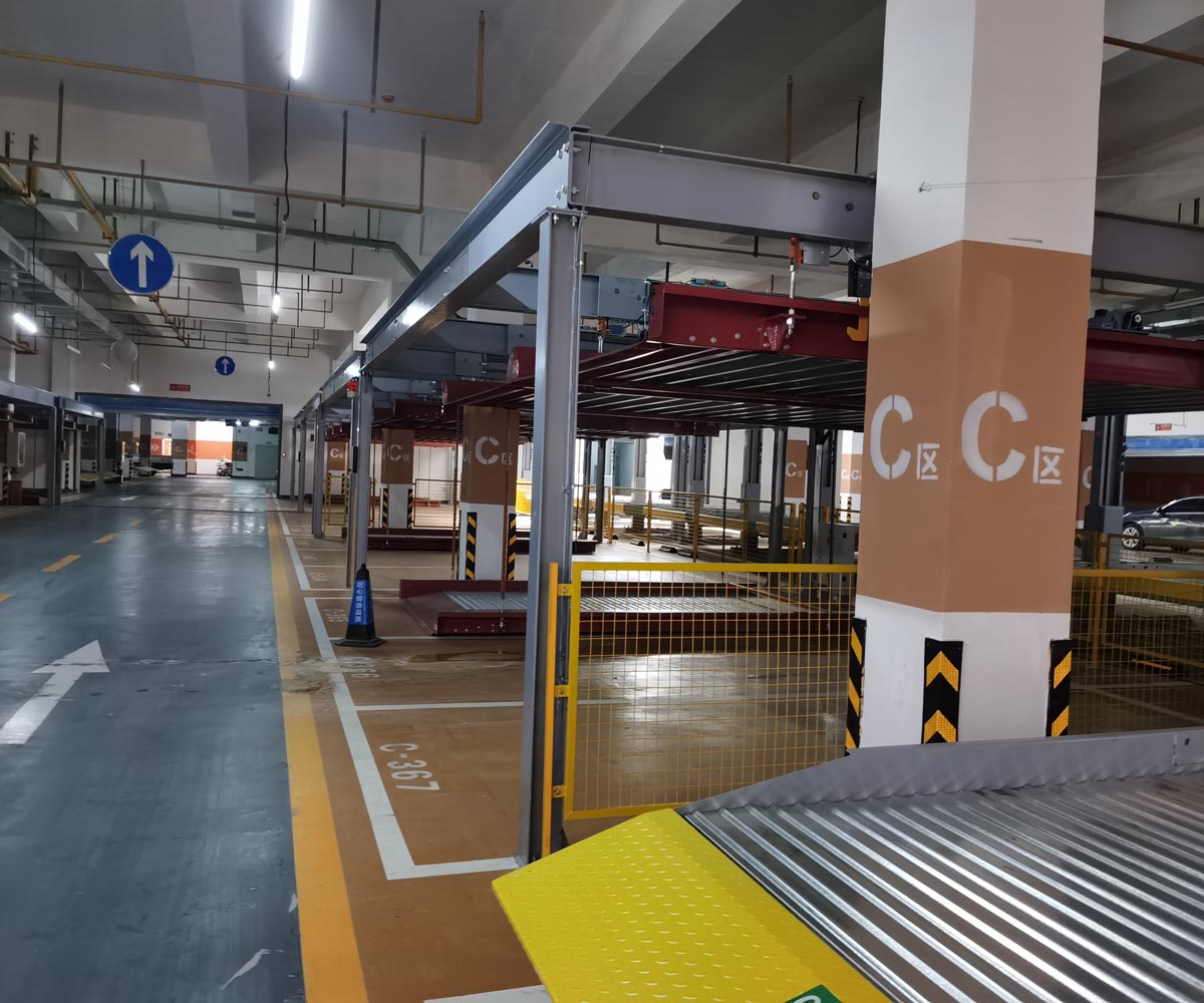 大方地下室簡易類機械立體停車設備