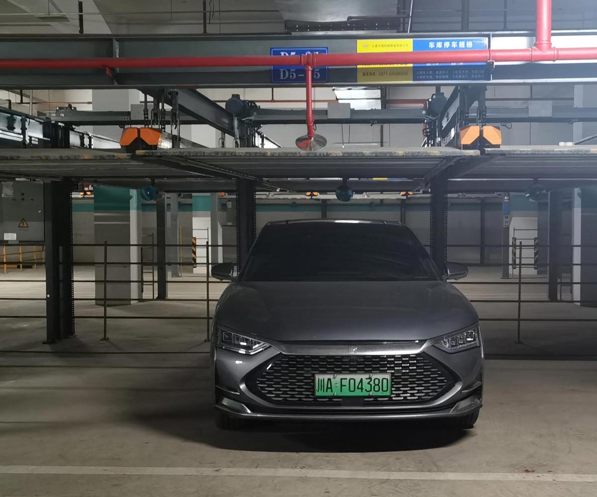 正安2層簡易升降機械停車庫