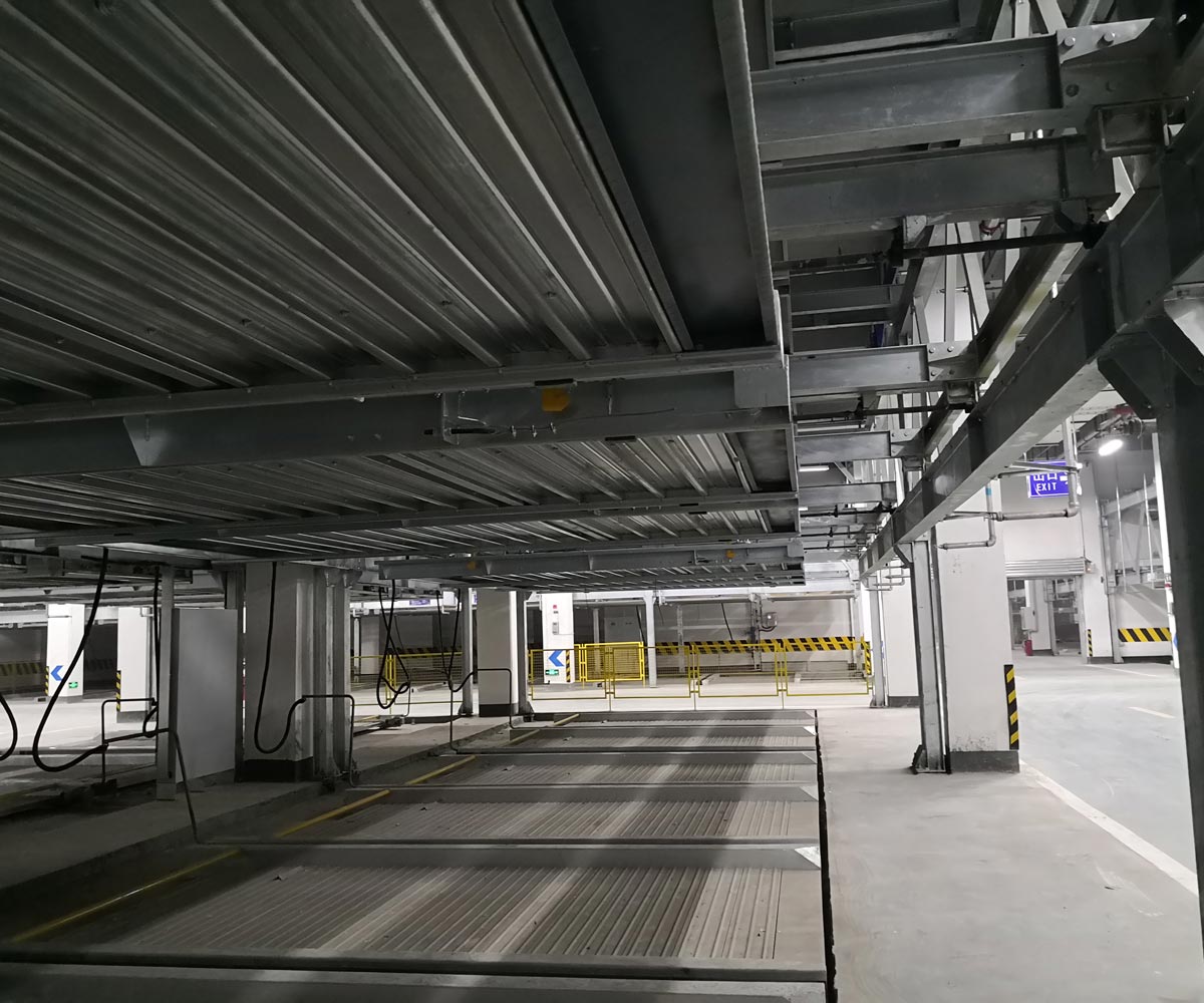 玉屏兩層升降橫移機械式停車庫
